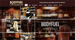 Desktop Screenshot of bodyfuelofflicence.co.uk